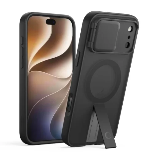 Apple iPhone 17 Pro Max / 18 Pro Max matné čierne Tech-Protect Kevlar Aura MagSafe pancierové puzdro - 2