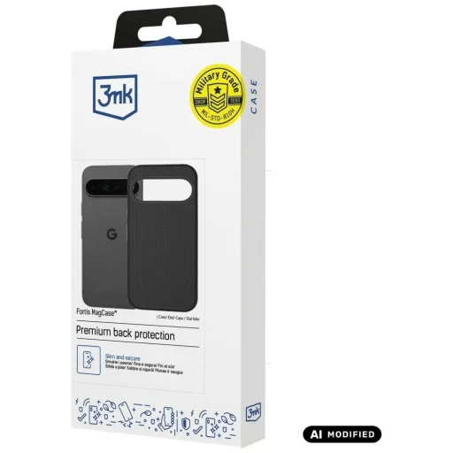Google Pixel 11 čierne 3MK Fortis MagCase nárazuvzdorné puzdro - 3