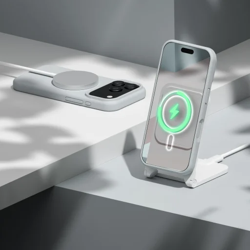 Etteri Silicone Mag silikónové puzdro iPhone 17 Pro Max / 18 Pro Max strieborný kryt - 5