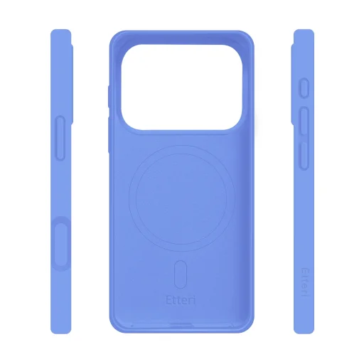 iPhone 17 Pro Max / 18 Pro Max nebesky modrý Etteri Silicone Mag silikónový kryt kompatibilný s MagSafe - 4