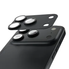 Etteri teljes kameravédő 9H üveggel iPhone 18 Pro készülékhez, sötétszürke