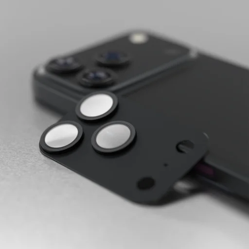 Etteri kompletná ochrana fotoaparátu pre iPhone 18 Pro Max, tmavosivá - 2