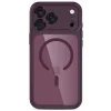  Apple iPhone 17 Pro Max / 18 Pro Max sötét cseresznye és átlátszó Tech-Protect MagPeak MagSafe CC tok thumbnail