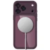  Apple iPhone 17 Pro Max / 18 Pro Max sötét cseresznye és átlátszó Tech-Protect MagPeak MagSafe CC tok thumbnail