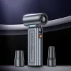 Yesido - Turbó ventilátoros légfúvó (YF19) - 130000 fordulat/perc, szénkefe nélküli motor, 100 fokozatú szabályozás, 4000 mAh, digitális kijelző - szürke thumbnail
