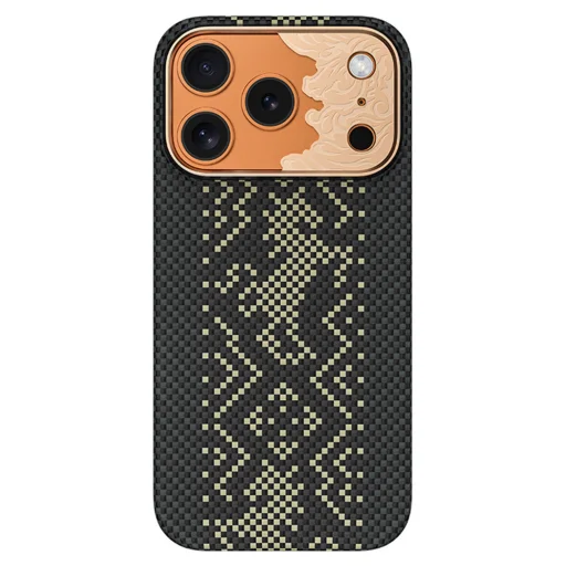 iPhone 18 Pro Max/17 Pro Max čierne magnetické puzdro Benks Armor Air Knight Kevlar s hliníkovým rámčekom fotoaparátu - 2