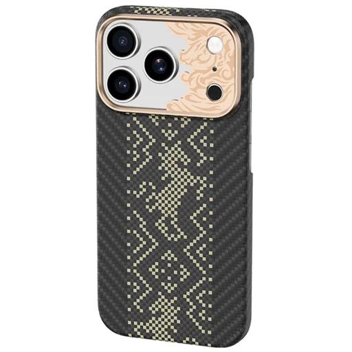 iPhone 18 Pro Max/17 Pro Max čierne magnetické puzdro Benks Armor Air Knight Kevlar s hliníkovým rámčekom fotoaparátu - 4