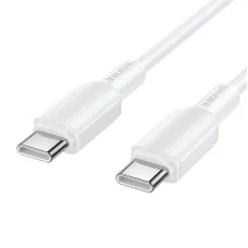 Borofone BX127 Regalo USB-C–USB-C kábel, 1 m, biely