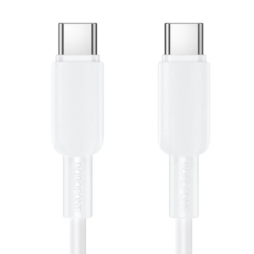 Borofone BX127 Regalo USB-C–USB-C kábel, 1 m, biely - 2