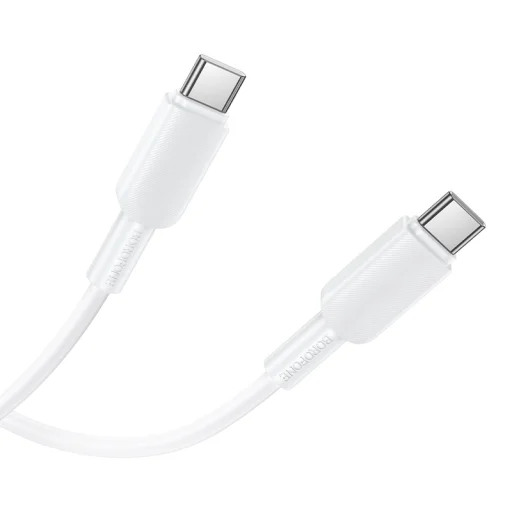 Borofone BX127 Regalo USB-C–USB-C kábel, 1 m, biely - 4
