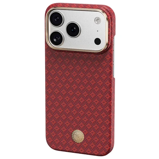 Apple iPhone 18 Pro Max/17 Pro Max červené magnetické puzdro Benks ArmorGrid Premium Edition Kevlar (C.K.FL.AP.RD.0073) - 4