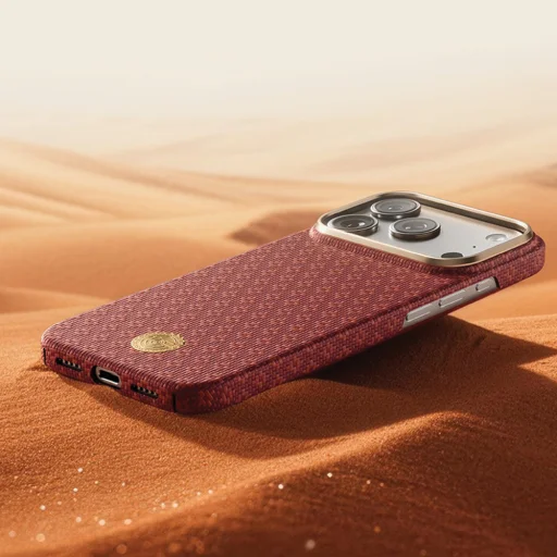 Apple iPhone 18 Pro Max/17 Pro Max červené magnetické puzdro Benks ArmorGrid Premium Edition Kevlar (C.K.FL.AP.RD.0073) - 6