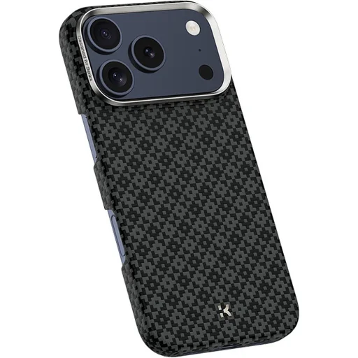 iPhone 18 Pro Max/17 Pro Max čierne magnetické puzdro Benks ArmorGrid Kevlar 600D s kovovým rámom - 2