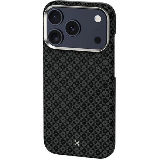 iPhone 18 Pro Max/17 Pro Max čierne magnetické puzdro Benks ArmorGrid Kevlar 600D s kovovým rámom - 4
