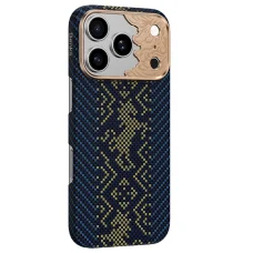 iPhone 18 Pro/17 Pro modré puzdro Benks Case Magnetic Armor Air Knight Kevlar Metal Frame (C.K.FL.AP.GD.C072)