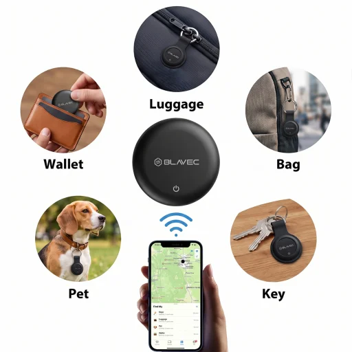 Blavec Tracker BTG-01 Bluetooth lokátor pre zariadenia Apple a Android, čierny (BTBTG01-B) - 4