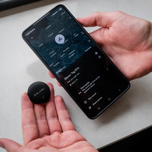 Blavec Tracker BTG-01 Bluetooth lokátor pre zariadenia Apple a Android, čierny (BTBTG01-B) - 10