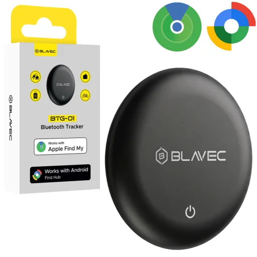Blavec Tracker BTG-01 Bluetooth lokátor pre zariadenia Apple a Android, čierny (BTBTG01-B) - 1