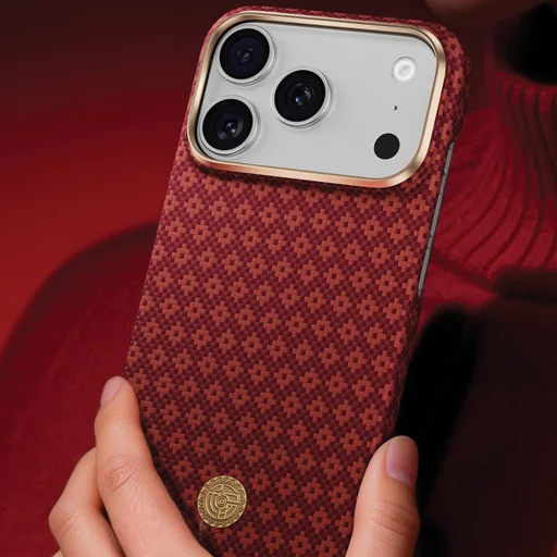 iPhone 18 Pro/17 Pro červené Benks Armor Air Armor Grid Kevlar 600D magnetické puzdro s kovovým rámom - 7