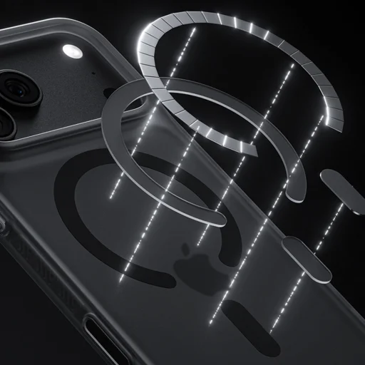 Čierne magnetické puzdro Benks Lucid Armor Pro pre iPhone 18 Pro Max/17 Pro Max - 10