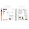 Borofone FQ13 Astute TWS Bluetooth slúchadlá ANC+ENC, biele thumbnail
