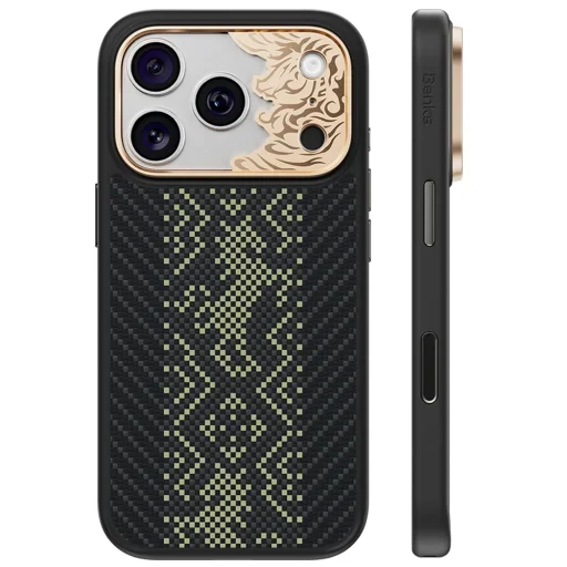 iPhone 18 Pro Max/17 Pro Max čierne puzdro Benks Knight ArmorPro Kevlar s kovovým rámom a tlačidlom na ovládanie fotoaparátu - 1
