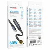 Borofone BX126 Skillful rýchlonabíjací kábel USB-C – USB-C PD 60 W 1 m čierny thumbnail