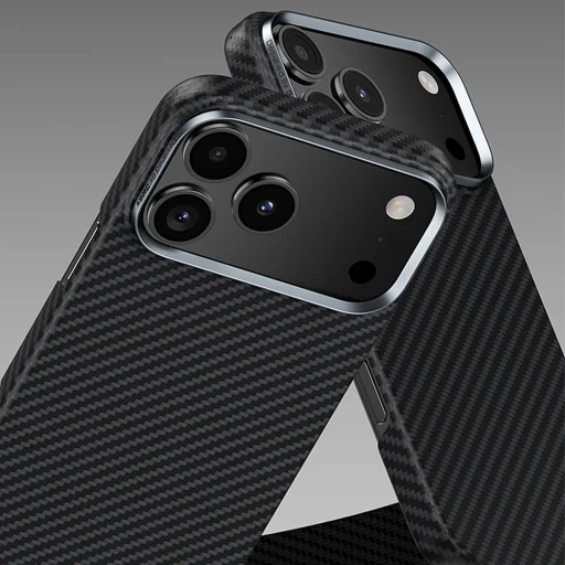 iPhone 18 Pro/17 Pro Benks Armor Air magnetické 600D kevlarové puzdro s kovovým rámom (C.K.FL.AP.BK.A072) - 6