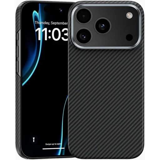 iPhone 18 Pro/17 Pro Benks Armor Air magnetické 600D kevlarové puzdro s kovovým rámom (C.K.FL.AP.BK.A072) - 1
