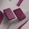 Forcell F-Energy Slim F5K9 bezdrôtová externá batéria kompatibilná s MagSafe 5000 mAh, čerešňovo červená powerbanka thumbnail