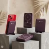 Forcell F-Energy MagStand Qi2 F5K10 MagSafe kompatibilná magnetická powerbanka, 5000 mAh, čerešňová powerbanka thumbnail