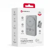 Forcell F-Energy MagStand Qi2 F5K10 mágneses külső akkumulátor 5000 mAh, fehér powerbank thumbnail