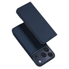  iPhone 18 Pro Max / 17 Pro Max kék Dux Ducis Skin Pro kihajtható tok