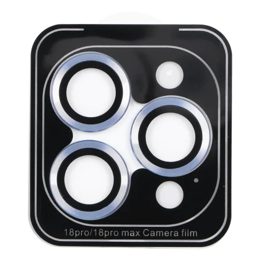 Blue Star Easy Install ochranné sklo na kameru pre iPhone 18 Pro / 18 Pro Max, svetlomodré - 2