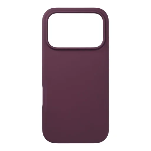  Apple iPhone 18 Pro / 17 Pro sötét cseresznye 2 mm-es szilikontok kameravédelemmel - 1