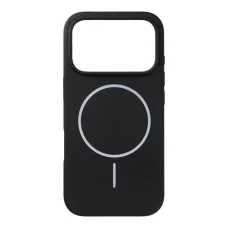 iPhone 18 Pro / 17 Pro čierne 2 mm silikónové puzdro s ochranou fotoaparátu, kompatibilné s MagSafe