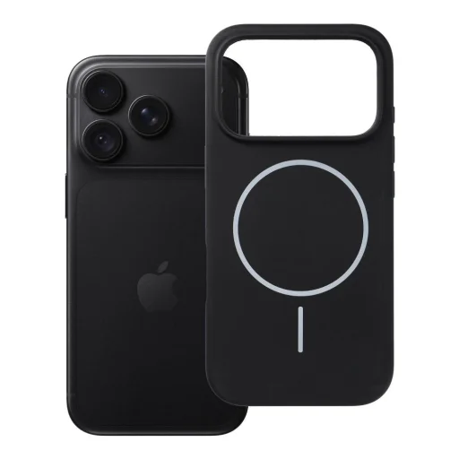  iPhone 18 Pro / 17 Pro fekete 2 mm-es szilikontok kameravédelemmel, MagSafe-kompatibilis - 9