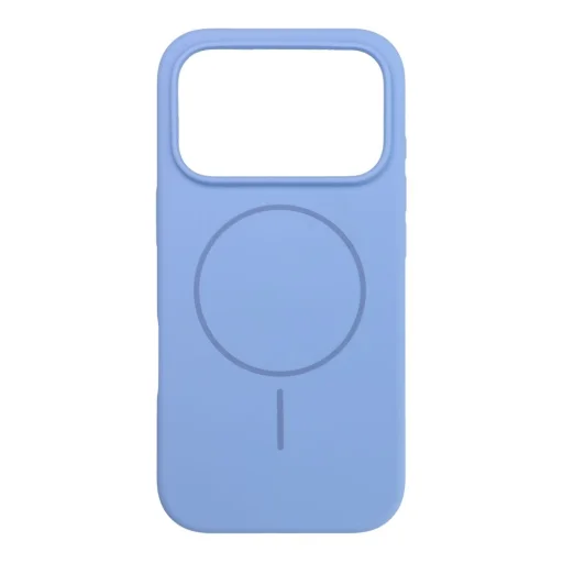  Apple iPhone 18 Pro / 17 Pro világoskék MagSafe-kompatibilis szilikon tok kameravédelemmel, 2 mm - 1