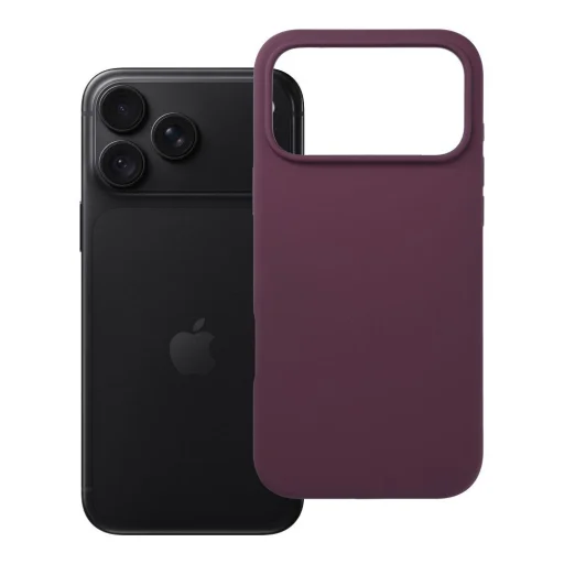 iPhone 18 Pro Max / 17 Pro Max tmavočerešňové 2 mm silikónové puzdro s ochranou fotoaparátu - 2