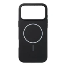  Apple iPhone 18 Pro Max / 17 Pro Max fekete 2 mm-es szilikon tok kameravédelemmel, MagSafe-kompatibilis