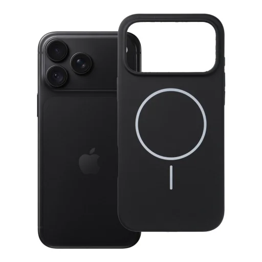  Apple iPhone 18 Pro Max / 17 Pro Max fekete 2 mm-es szilikon tok kameravédelemmel, MagSafe-kompatibilis - 9