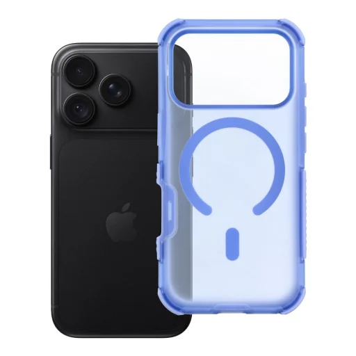 Apple iPhone 18 Pro / 17 Pro svetlomodré puzdro Forcell F-Protect BumperX Premium, kompatibilné s MagSafe - 4