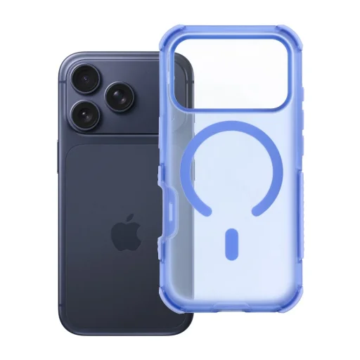 Apple iPhone 18 Pro / 17 Pro svetlomodré puzdro Forcell F-Protect BumperX Premium, kompatibilné s MagSafe - 1