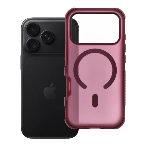 Apple iPhone 18 Pro / 17 Pro tmavočerešňový Forcell F-Protect BumperX pancierový kryt kompatibilný s MagSafe - 4