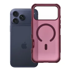  Apple iPhone 18 Pro Max / 17 Pro Max sötét cseresznye Forcell F-Protect BumperX MagSafe kompatibilis tok