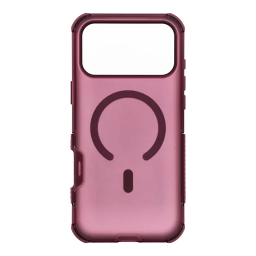  Apple iPhone 18 Pro Max / 17 Pro Max sötét cseresznye Forcell F-Protect BumperX MagSafe kompatibilis tok - 2