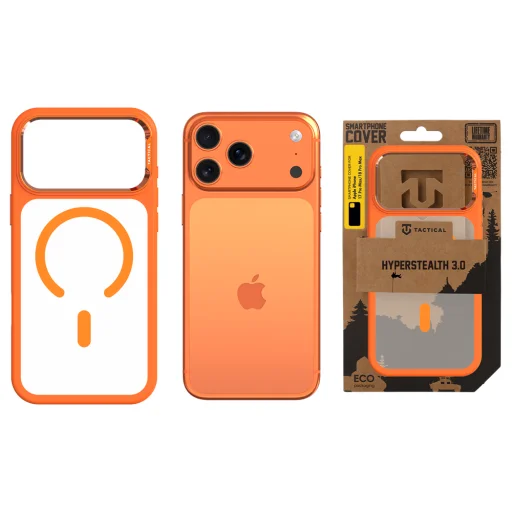 Apple iPhone 17 Pro Max/18 Pro Max oranžové puzdro Tactical MagForce Hyperstealth 3.0 - 4