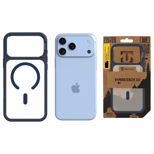 Tactical MagForce Hyperstealth 3.0 puzdro pre Apple iPhone 17 Pro Max/18 Pro Max, tmavomodré - 4