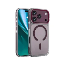 iPhone 17 Pro / 18 Pro tmavočerešňové puzdro Etteri Icy Mag