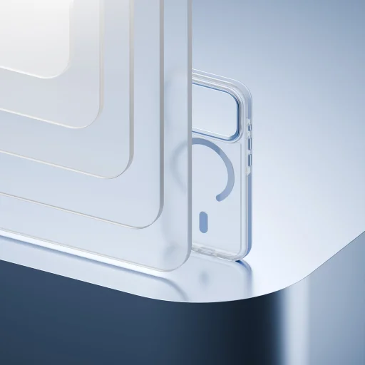 iPhone 17 Pro / 18 Pro nebesky modré puzdro Etteri Icy Mag - 5